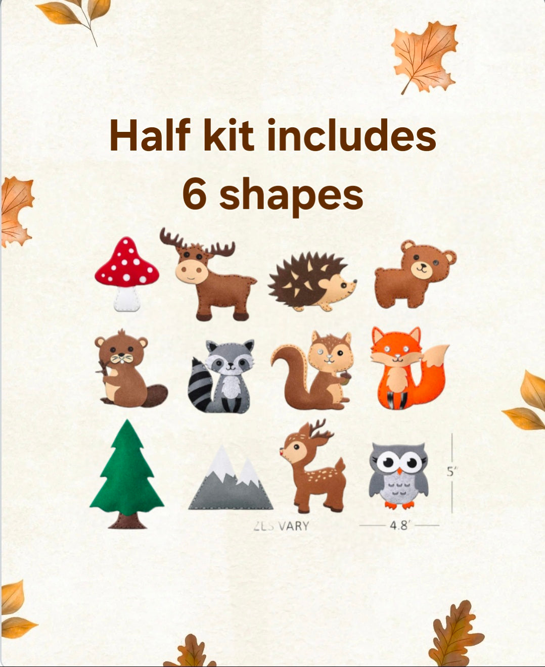 Wonderland Animals DIY kit